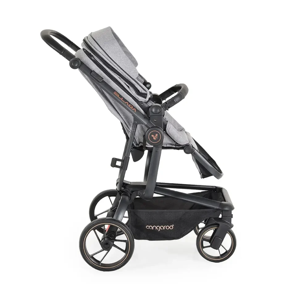 Kolica za bebe Ellada 3u1 I size Grey sklopiva tenda