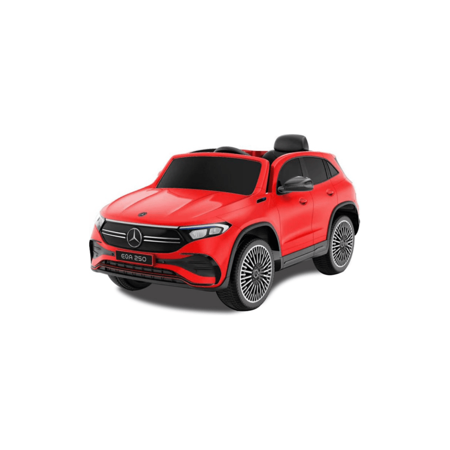 Dečiji auto na akumulator Mercedes-Benz 290 metalik crveni električni auto za decu sa daljinskim upravljačem i baterijom 12V