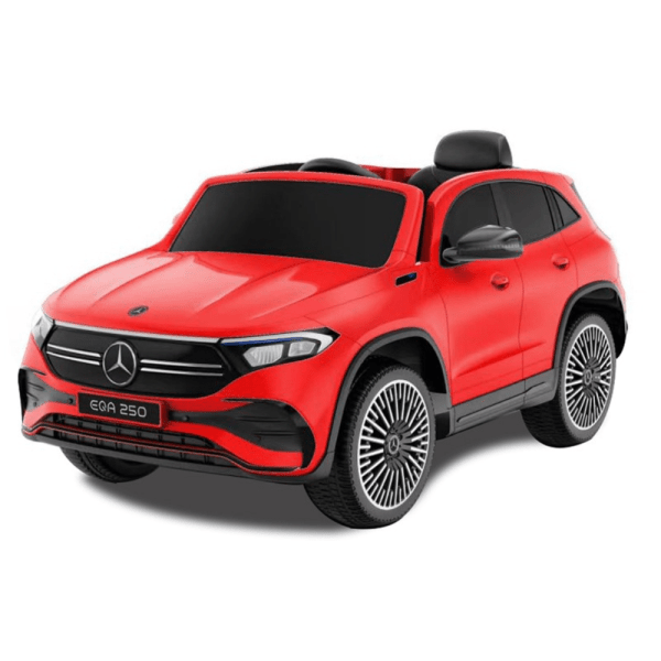 Dečiji auto na akumulator Mercedes-Benz 290 metalik crveni električni auto za decu sa daljinskim upravljačem i baterijom 12V