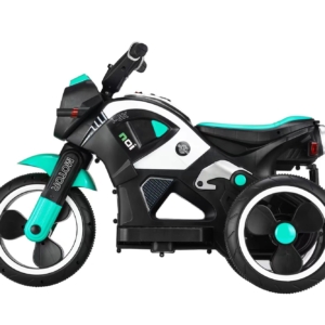 Dečiji motor na akumulator 6V plavi – bočni izgled