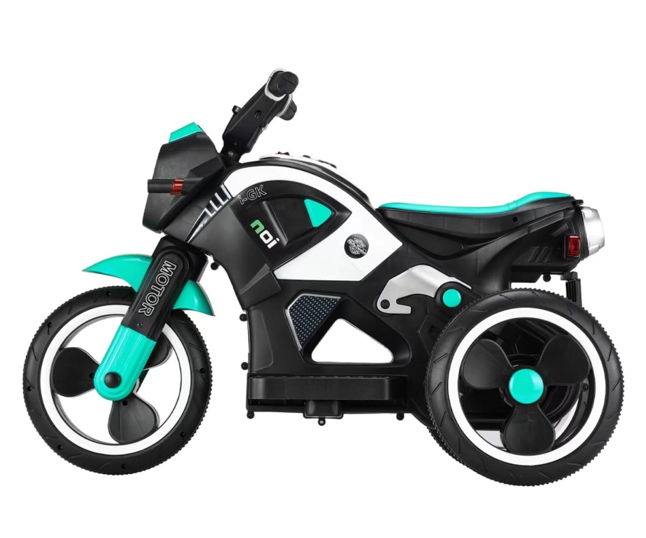 Motor Srednji 1 6V - Plavi - Motor na akumulator za decu Dečiji motor na akumulator 6V plavi – bočni izgled