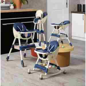 stolica za hranjenje baby line y53 lena blue 6u1 hranilica sa podesivom tacnom