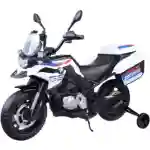 Dečiji motor na akumulator BMW F850 GS beli električni motor za decu sa baterijom 12V i realističnim dizajnom za zabavnu vožnju