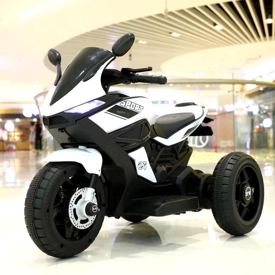 eurobajk Motor srednji na akumulator 6Vbeli 0002 beli 2 4 1