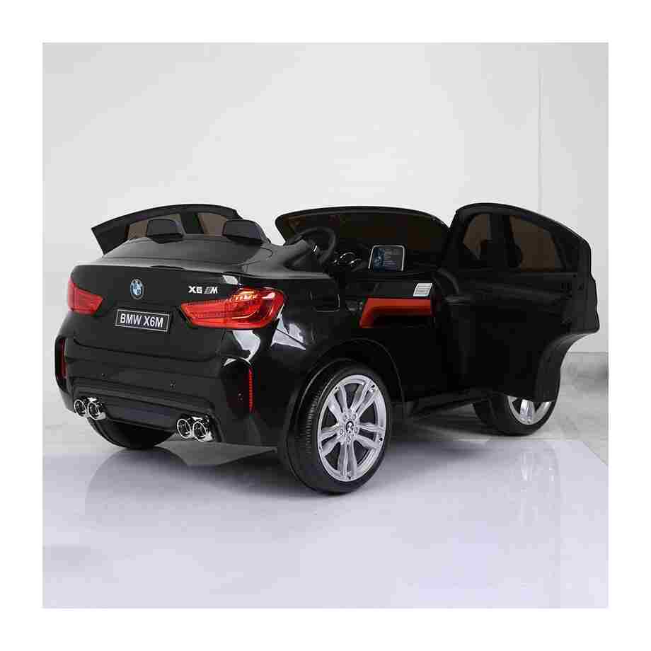 Dvosed BMW X6 M - Crni Auto na akumulator za decu