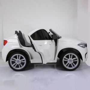 Dvosed BMW X6 M - Beli Auto na akumulator za decu Dvosed BMW X6 M - Beli Auto na akumulator za decu - Slika 2