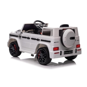 Mercedes AMG G63L - Beli - Auto na akumulator za decu - Slika 4