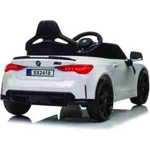 BMW M4 - Beli Full - Auto na akumulator za decu BMW M4 - Beli Full - Auto na akumulator za decu - Slika 4
