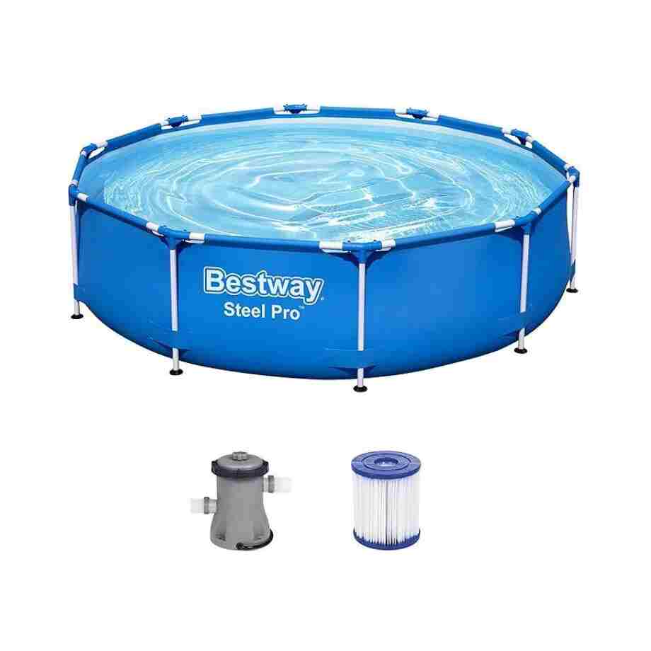 Bazen sa metalnom konstrukcijom 305x76 Bestway Steel Pro okvirni bazen za dvorište sa filter pumpom