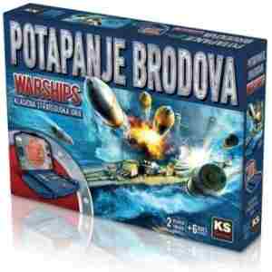 Društvena igra Potapanje brodova je zabavna strateška igra za 2 igrača koja razvija logiku, planiranje i pruža sate porodične zabave