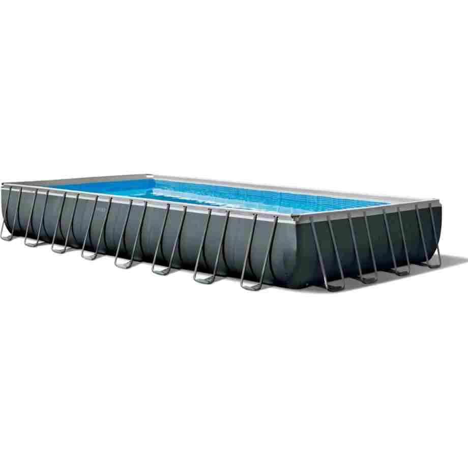 intex ultra xtr pravougaoni bazen 975x488x132 veliki bazen tamno sive boje