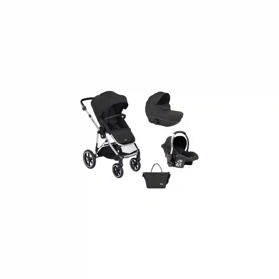 kikkaboo kolica thea 3in1 set sa autosedistem i tvrdom korpom black1562672
