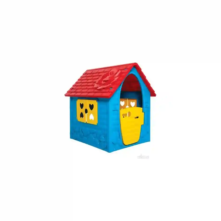 Kućica za decu 114828 plastična kućica za igru za dvorište ili sobu idealna za kreativnu igru mališana