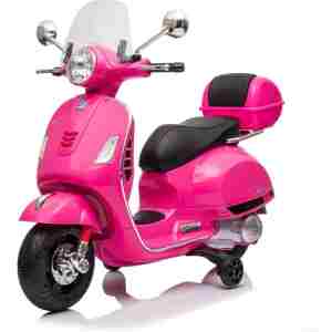 vespa motor za decu ROZE elektricni skuter sa led svetlima i pomocnim tockicima