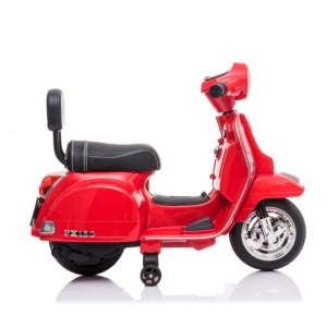 Vespa PX150 6V crvena motor za decu – bočni izgled