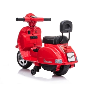 Dečija Vespa PX150 na akumulator 6V crvena – prednji izgled