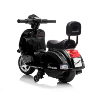 Dečija Vespa PX150 na akumulator 6V crna – prednji izgled