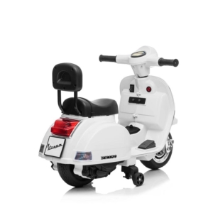 Vespa PX150 6V - Bela - Motor na akumulator za decu Bela dečija Vespa PX150 na akumulator – detalj