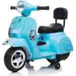 Vespa PX150 6V - Plava - Motor na akumulator za decu - Slika 3