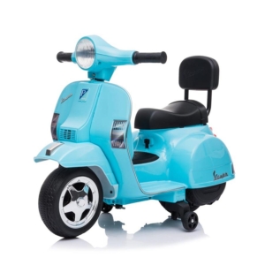 Vespa PX150 6V - Plava - Motor na akumulator za decu Plava dečija Vespa PX150 na akumulator – detalj