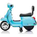 Vespa PX150 6V - Plava - Motor na akumulator za decu - Slika 2