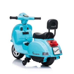Vespa PX150 6V - Plava - Motor na akumulator za decu Dečija Vespa PX150 na akumulator 6V plava – prednji izgled