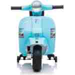 Vespa PX150 6V - Plava - Motor na akumulator za decu - Slika 4