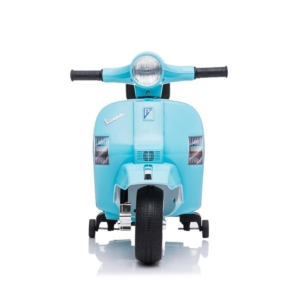 Vespa PX150 6V - Plava - Motor na akumulator za decu Vespa PX150 6V plava za decu – zadnji izgled