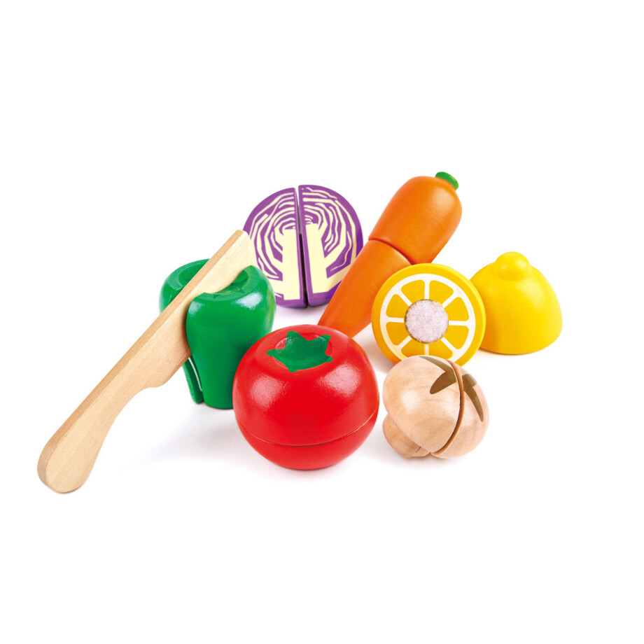 003304 Hape drveni set povrće