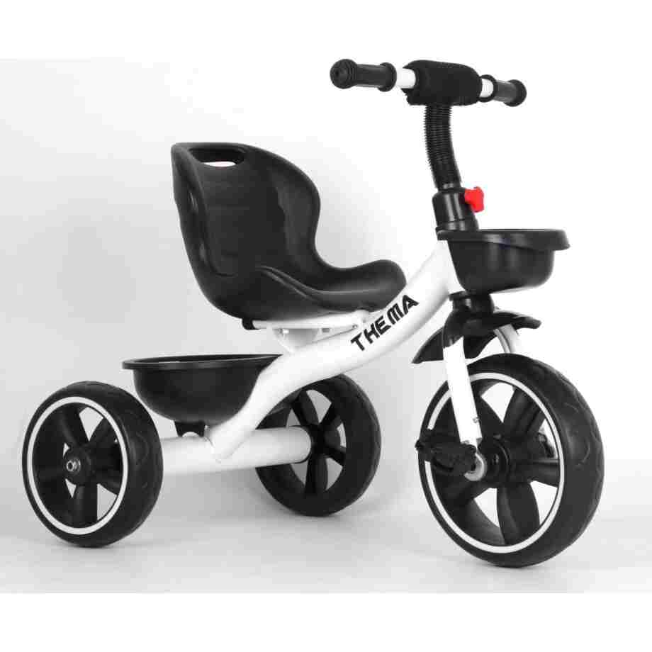 tricikl ts-366 beli sa metalnim ramom i anatomskim sedištem