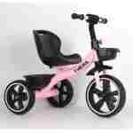 Tricikl TS-366 pink tricikl ts-366 pink sa metalnim ramom i anatomskim sedištem