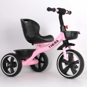 Tricikl TS-366 pink tricikl ts-366 pink sa metalnim ramom i anatomskim sedištem