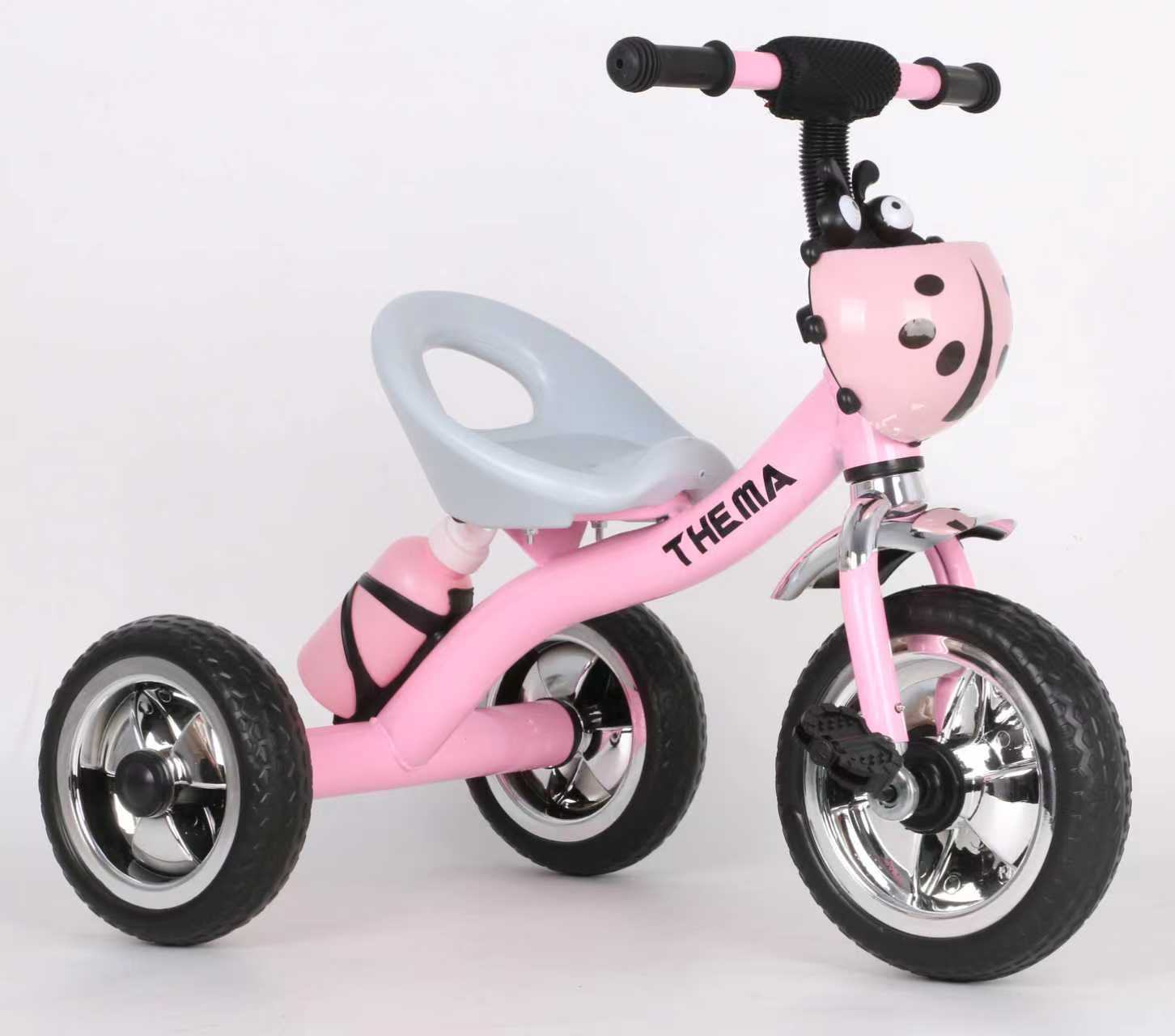 tricikl ts-088 roze sa metalnim ramom eva točkovima