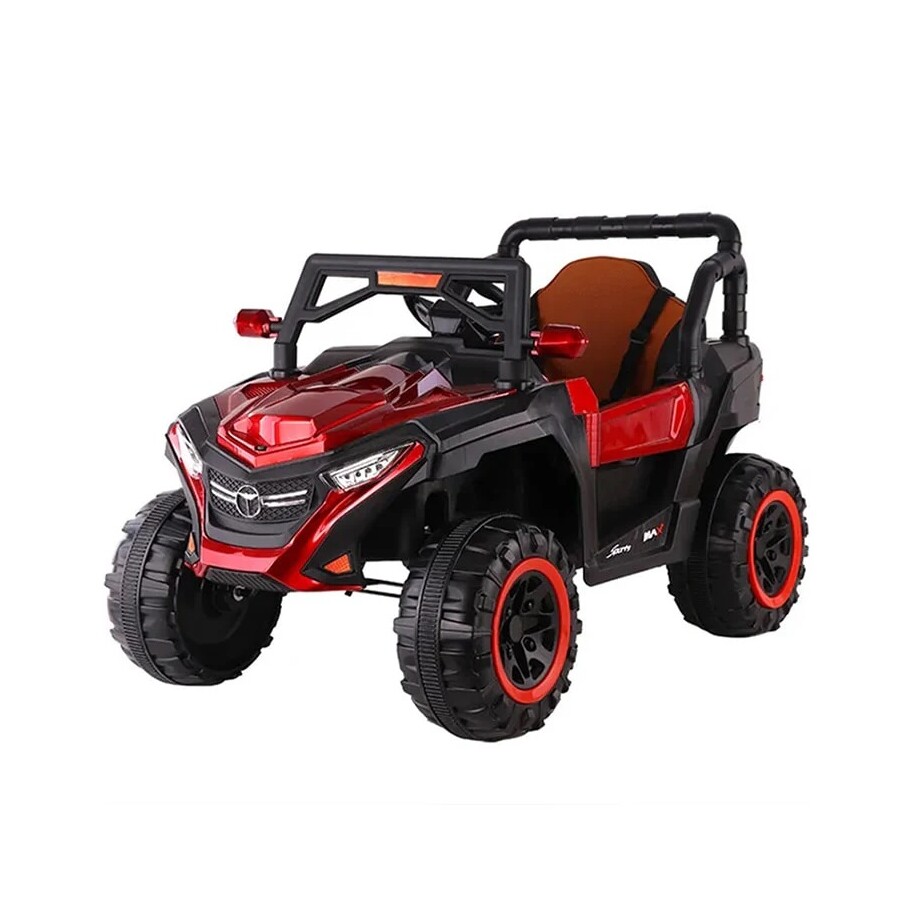 022408 džip mb unimog 12v džip mb unimog 12v crveni metalik sa daljinskim upravljačem