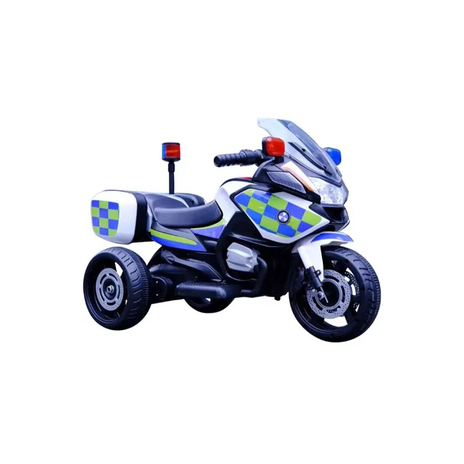 023719 motor police mini motor police mini plavi električni na akumulator za decu
