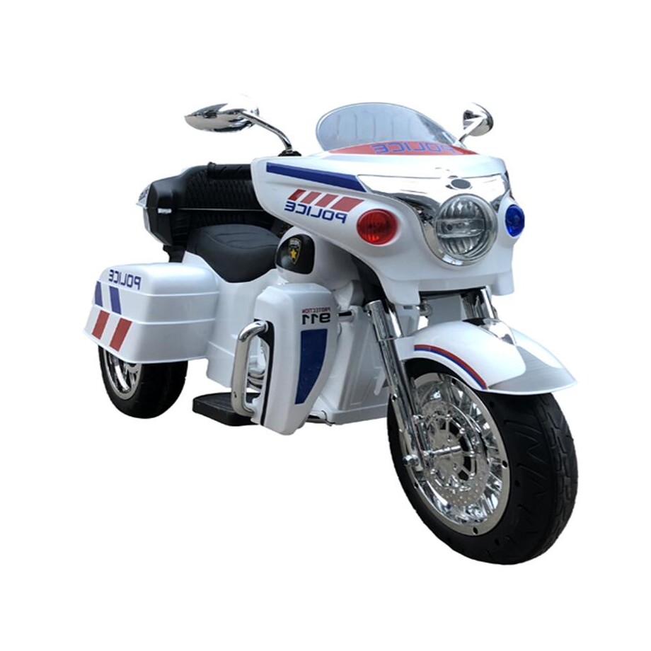 024563 motor harly motor harly 12v beli električni za decu sa kožnim sedištem