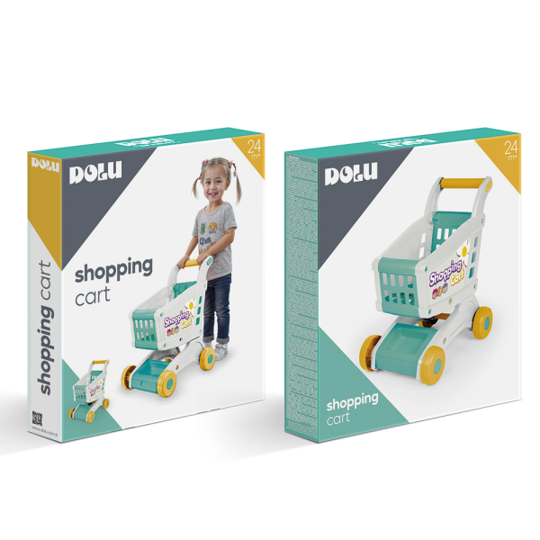 kolica za kupovinu dolu, decija kolica za kupovinu, igracka kolica za decu, igracka za igru uloga, dolu igracke