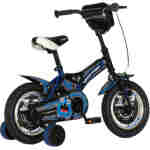 Bicikl kids visitor bluester 12" 9" v-brake 95-115cm (12") crno plavi perla bicikl kids visitor bluester 12 visitor bluester bicikl 12 inča crno plavi perla sa pomoćnim