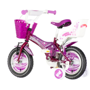 Bicikl kids visitor happy 12" 9" v-brake kontra 95-115cm (12") ljubičasti perla uv sjaj - Slika 4