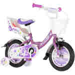 Bicikl kids visitor pony 12" 7" v-brake kontra 95-115cm (12") ljubičasti perla Bicikl kids visitor pony 12" 7" v-brake kontra 95-115cm (12") ljubičasti perla - Slika 1