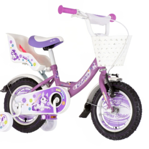 Bicikl kids visitor pony 12" 7" v-brake kontra 95-115cm (12") ljubičasti perla