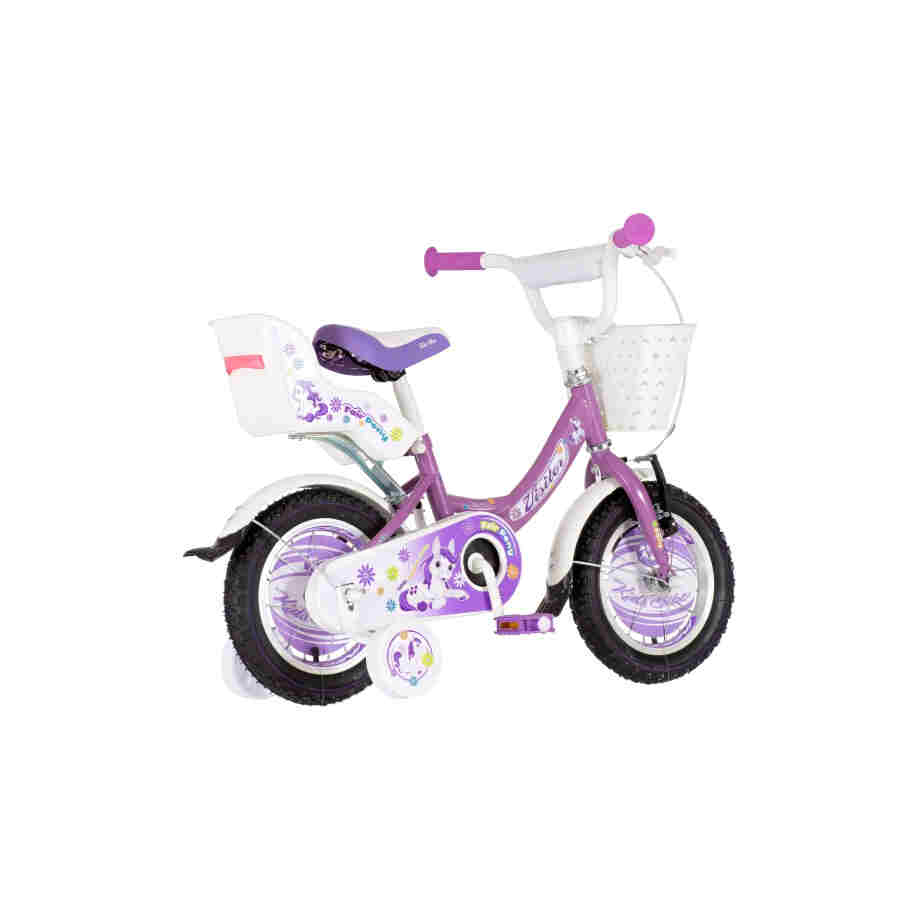 Bicikl kids visitor pony 12" 7" v-brake kontra 95-115cm (12") ljubičasti perla 1120028 07