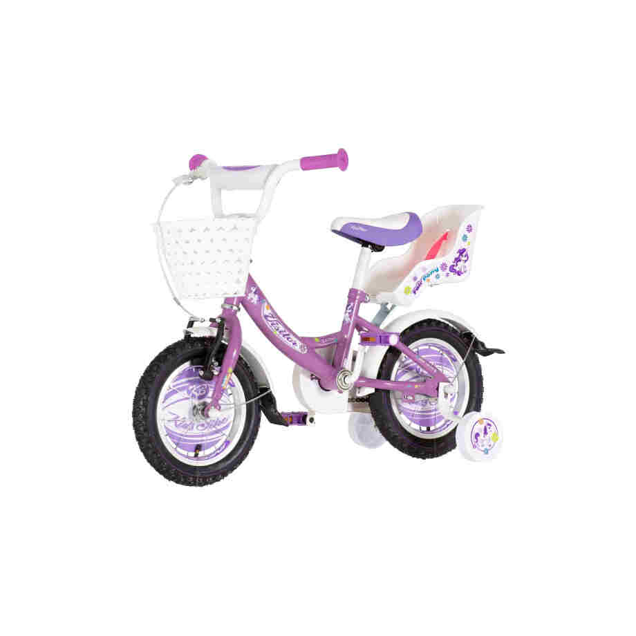Bicikl kids visitor pony 12" 7" v-brake kontra 95-115cm (12") ljubičasti perla 1120028 17