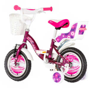 Bicikl kids visitor liloo 12" 8" v-brake kontra 95-115 cm (12") ljubičasti perla uv sjaji - Slika 4