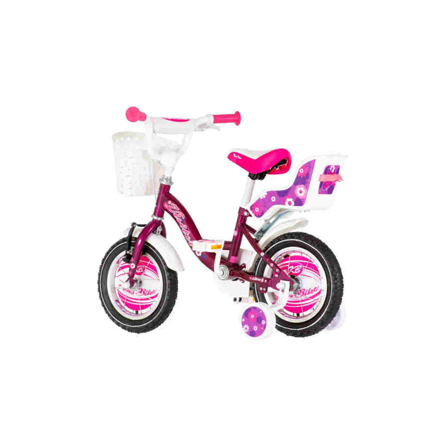 Bicikl kids visitor liloo 12" 8" v-brake kontra 95-115 cm (12") ljubičasti perla uv sjaji