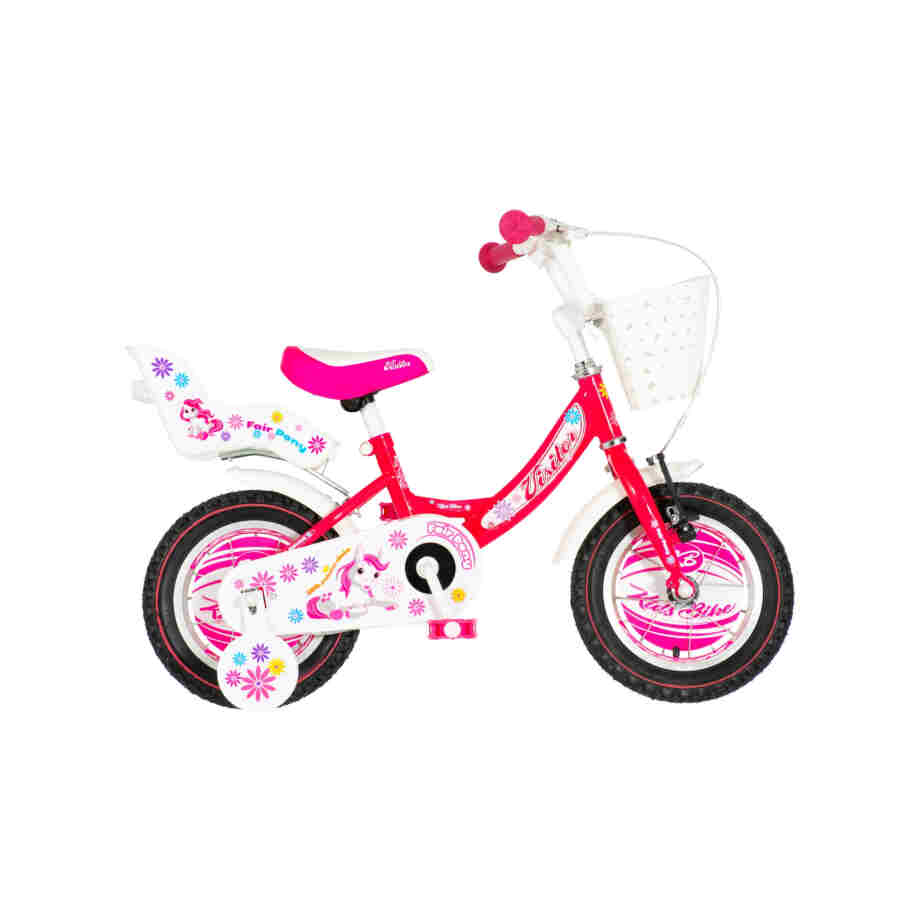Bicikl kids visitor fairpony 12" 7" v-brake kontra 95-115cm (12") crveni Bicikl kids visitor fairpony 12" 7" v-brake kontra 95-115cm (12") crveni