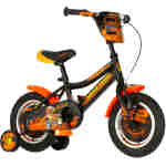 Bicikl kids visitor motocross 12" 8" v-brake 95-115cm (12") crno narandžasti polu mat Bicikl kids visitor motocross 12" 8" v-brake 95-115cm (12") crno narandžasti polu mat - Slika 1