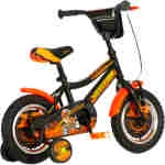 Bicikl kids visitor motocross 12" 8" v-brake 95-115cm (12") crno narandžasti polu mat Bicikl kids visitor motocross 12" 8" v-brake 95-115cm (12") crno narandžasti polu mat - Slika 3