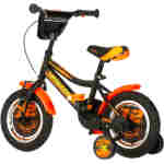 Bicikl kids visitor motocross 12" 8" v-brake 95-115cm (12") crno narandžasti polu mat Bicikl kids visitor motocross 12" 8" v-brake 95-115cm (12") crno narandžasti polu mat - Slika 4
