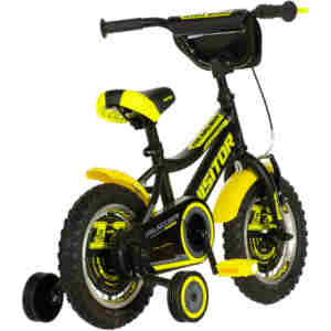 Bicikl kids visitor ranger 12" 8" v-brake kontra 95-115cm (12") crno žuti polu mat Bicikl kids visitor ranger 12" 8" v-brake kontra 95-115cm (12") crno žuti polu mat - Slika 3